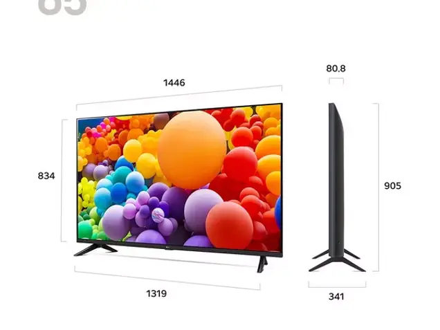 LG uhd 65 inch tv dimensions