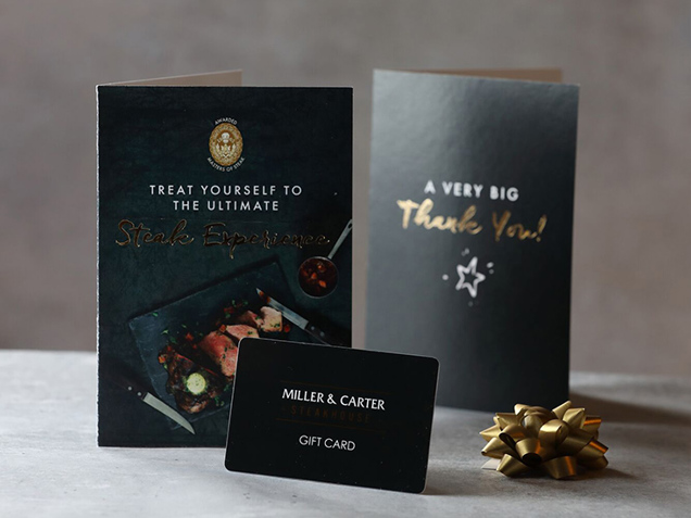 Miller & Carter Gift Card